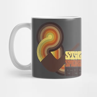 Still Smoking Pipes Retro Smoke Swirl Mug